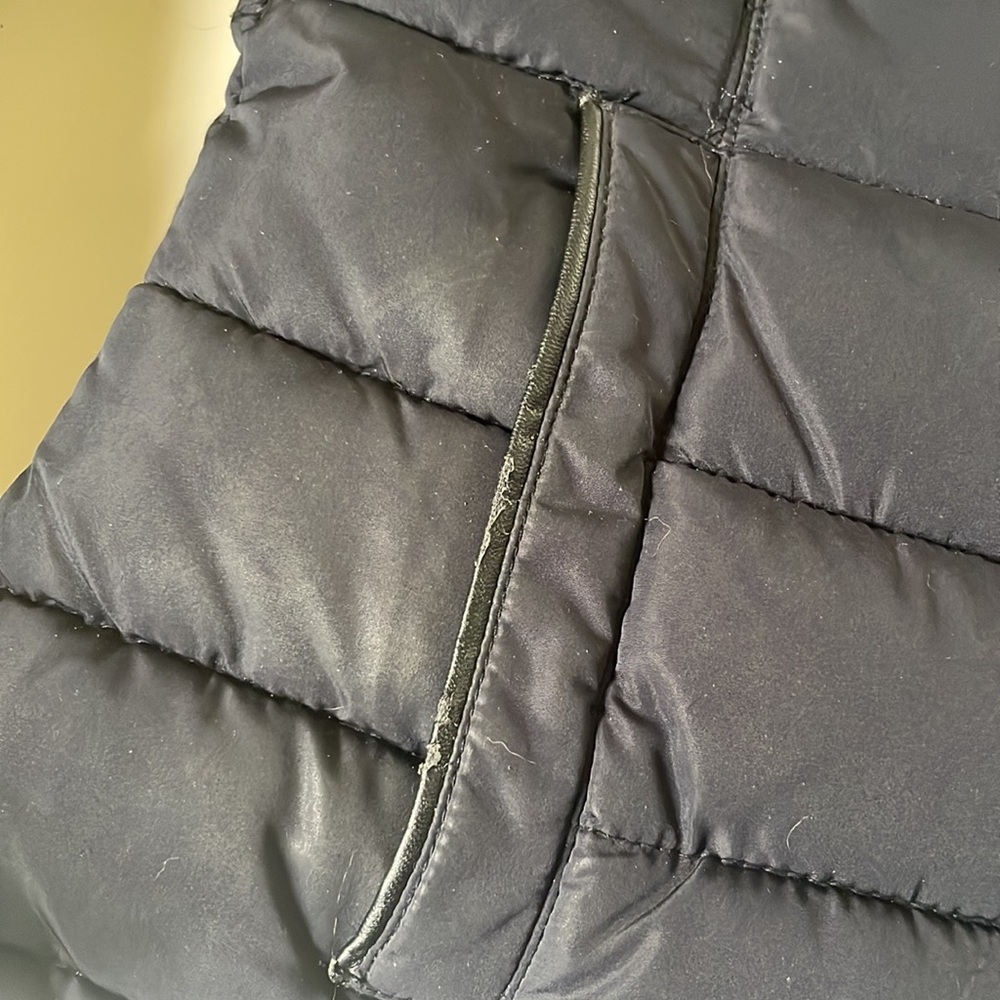 Zara Navy Puffer Jacket - Picture 4 of 4